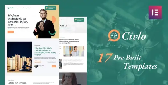 Civlo – Lawyer & Law Office Elementor Template Kit