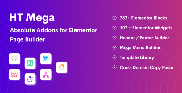 HT Mega Pro – Absolute Addons for Elementor Page Builder