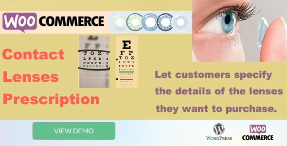 Contact Lenses Prescription Plugin | WooCommerce WordPress