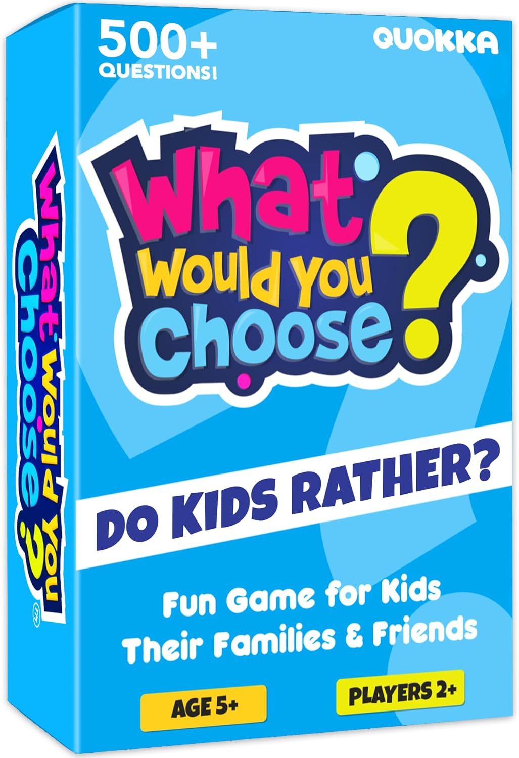 QUOKKA Board Game for 8-12 Year Olds – Original Edition – Family Card Game for Kids Ages 5-8 – What Would You Choose | Do Kids Rather? | Pick Your Answer | Get to Know You – Fun Game Night for Kid